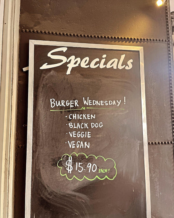 Burger Wednesday at The Black Dog!